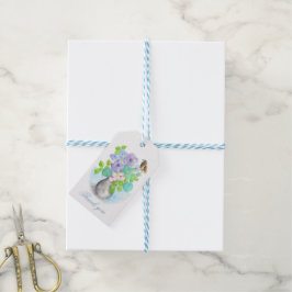 Para Regalos Etiquetas de ramo de acuarela de flores por OrDesi