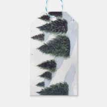 Etiquetas de regalo Árboles de Navidad - Suministr