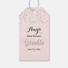 Para Regalos Etiquetas de regalo Baby Shower de Rosca Silver Sp