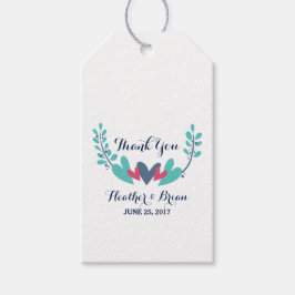 Para Regalos Etiquetas de regalo Boda Hearts and Vines
