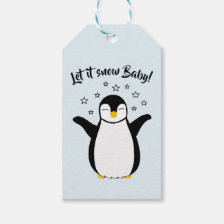 Para Regalos Etiquetas de regalo con el lindo pingüino bebé