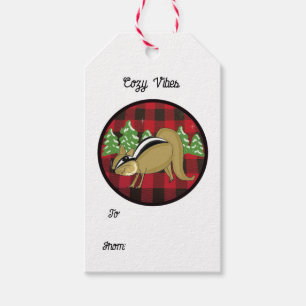 Para Regalos Etiquetas de regalo de animales del bosque a cuadr