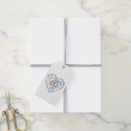 Para Regalos Etiquetas de regalo de arte acuarela de diamante d