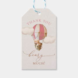 Para Regalos Etiquetas de regalo de Baby Shower de globo de oso