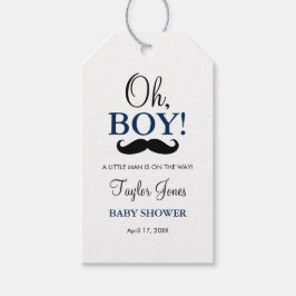 Para Regalos Etiquetas de regalo de Baby Shower de Oh Boy Musta