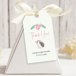 Para Regalos Etiquetas de regalo de Baby Shower rosadas de Cute