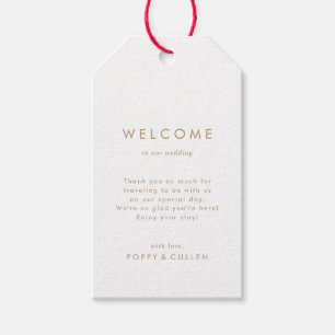 Para Regalos Etiquetas de regalo de bienvenida del Boda de tipo