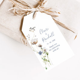 Para Regalos Etiquetas de regalo de Boda de Floral Forestal Sal