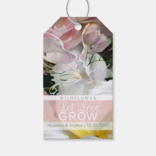 Para Regalos Etiquetas de regalo de Boda de flores silvestres