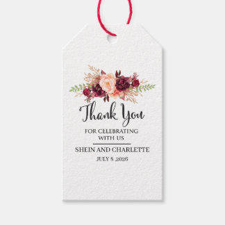 Para Regalos Etiquetas de regalo de boda personalizadas de colo