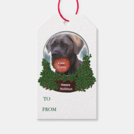 Para Regalos Etiquetas de regalo de Cane Corso