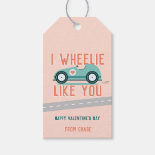 Para Regalos Etiquetas de regalo de coches de El día de San Val