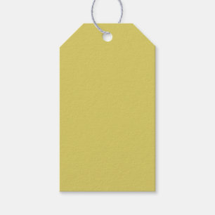 Para Regalos Etiquetas de regalo de color amarillo cálido suave