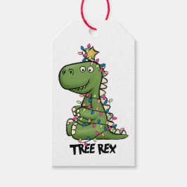 Para Regalos Etiquetas de regalo de color de agua de árbol de r