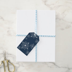 Para Regalos Etiquetas de regalo de copo de nieve de Hanukkah