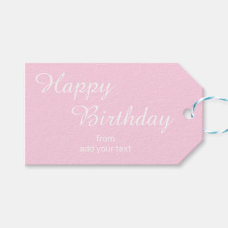 Para Regalos Etiquetas de regalo de cumpleaños blandas de color