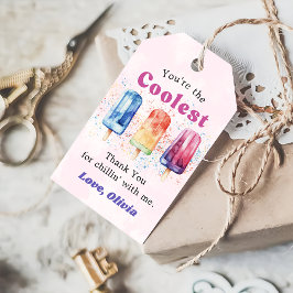 Para Regalos Etiquetas de regalo de cumpleaños de color de agua