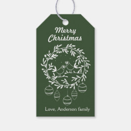 Para Regalos Etiquetas de regalo de decoraciones de Feliz Navid