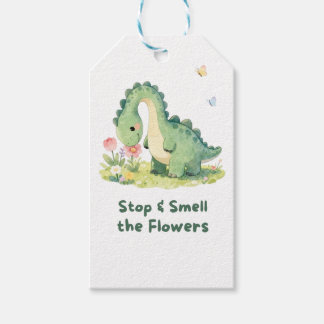 Para Regalos Etiquetas de regalo de dinosaurio adorable – Deten