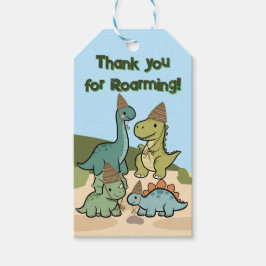 Para Regalos Etiquetas de regalo de dinosaurio adorable Favor e