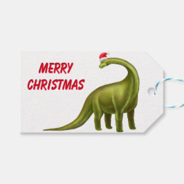 Para Regalos Etiquetas de regalo de dinosaurios de Brachiosauru