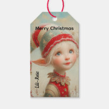 Etiquetas de regalo de duende personalizadas | Nav