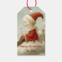 Etiquetas de regalo de duende personalizadas | Nav