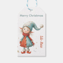 Etiquetas de regalo de duende personalizadas | Nav