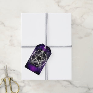 Para Regalos Etiquetas de regalo de estrellas y pentagramas