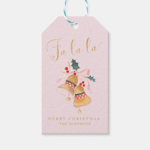 Para Regalos Etiquetas de regalo de Falala de oro de las campan