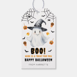 Para Regalos Etiquetas de regalo de fantasma Boo Happy Hallowee