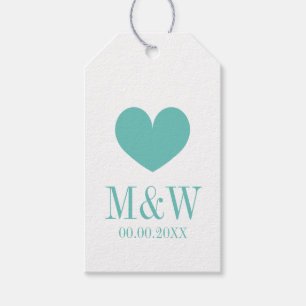 Para Regalos Etiquetas de regalo de favor de boda personalizada