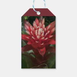 Para Regalos Etiquetas de regalo de flor roja