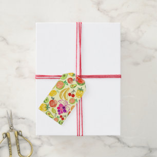 Para Regalos Etiquetas de regalo de frutas mezcladas