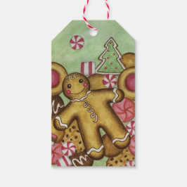Para Regalos Etiquetas de regalo de galletas de Navidad de jeng