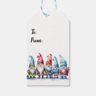 Para Regalos Etiquetas de regalo de Gnomes navidades