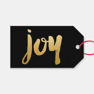 Para Regalos Etiquetas de regalo de guión de broche de alegría