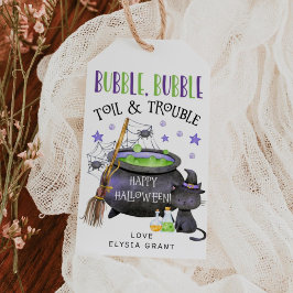 Para Regalos Etiquetas de regalo de Halloween de caldero