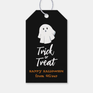 Para Regalos Etiquetas de regalo de Halloween de truco fantasma