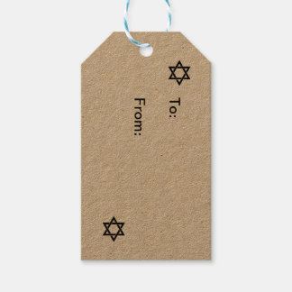 Para Regalos Etiquetas de regalo de Hanukkah