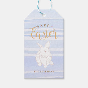 Para Regalos Etiquetas de regalo de Happy Easter Watercolor