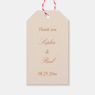 Para Regalos Etiquetas de regalo de la favorita de la boda de t