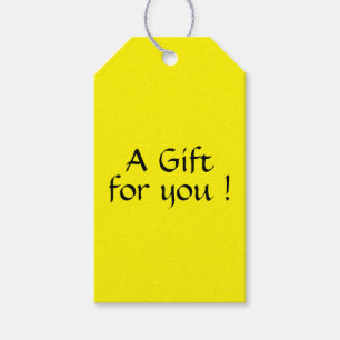 Para Regalos Etiquetas de regalo de limón sólido