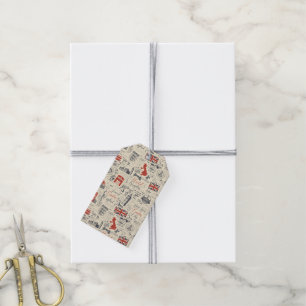 Para Regalos Etiquetas de regalo de Londres antiguas