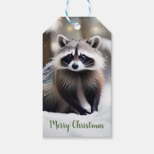 Para Regalos Etiquetas de regalo de mapache