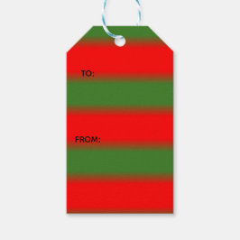 Para Regalos Etiquetas de regalo de Navidad clásicas rojas y ve