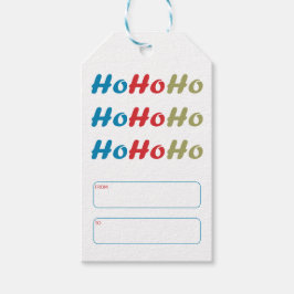 Para Regalos Etiquetas de regalo de Navidad con caligrafía Ho H