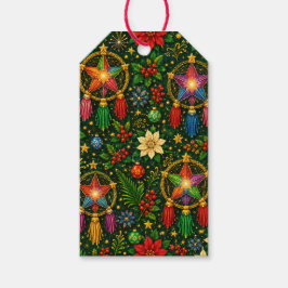 Para Regalos Etiquetas de regalo de Navidad con farolillo de es