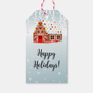 Para Regalos Etiquetas de regalo de Navidad de Gingerbread