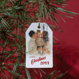 Para Regalos Etiquetas de regalo de Navidad modernas y elegante